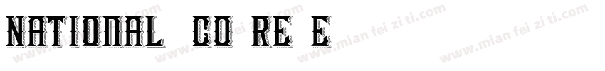 National 2 Compresse字体转换